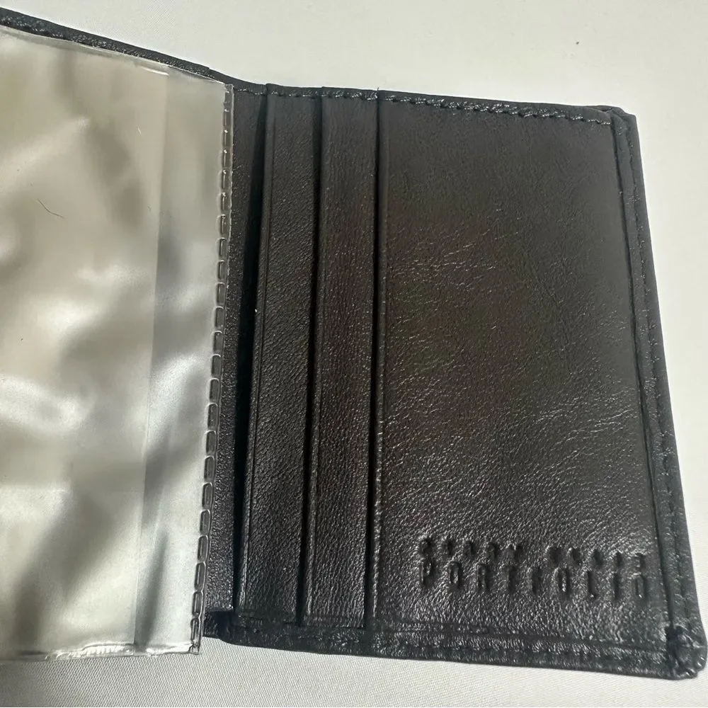 Vintage Perry Ellis Soft Genuine Leather Brown Wallet
